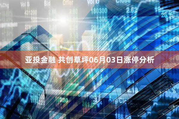 亚投金融 共创草坪06月03日涨停分析