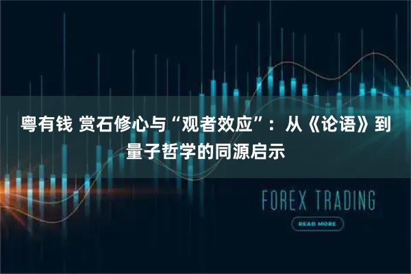 粤有钱 赏石修心与“观者效应”：从《论语》到量子哲学的同源启示