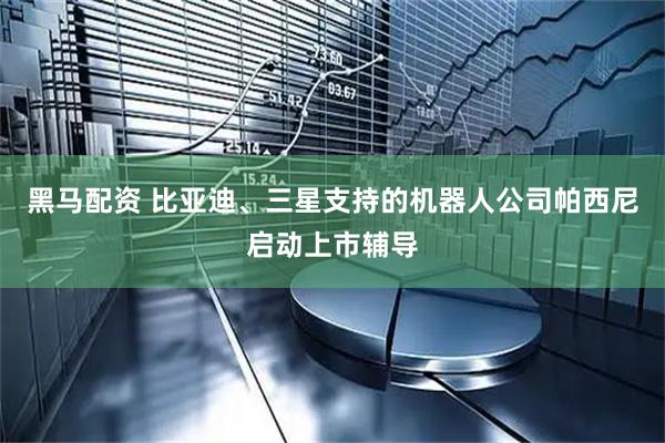 黑马配资 比亚迪、三星支持的机器人公司帕西尼启动上市辅导